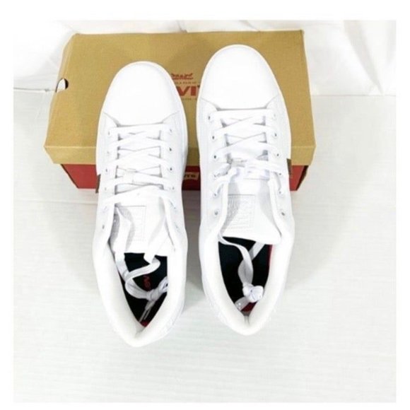 Levi's NWB Sz 13M White/Tan Mens Jeffrey 501 Tumbled UL Casual Sneaker Shoes - Picture 5 of 6